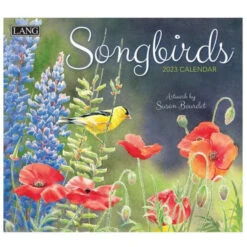 2023 Lang Wall Calendar Song Birds By Susan Bourdet